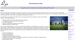 Desktop Screenshot of infrastructures.org