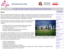 Tablet Screenshot of infrastructures.org